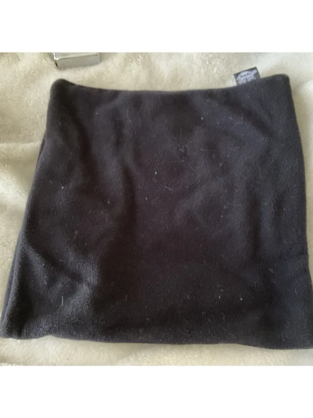 Turtle Fur Original Fleece Neck Warmer Gaiter Black Winter Ski Scarf One Size